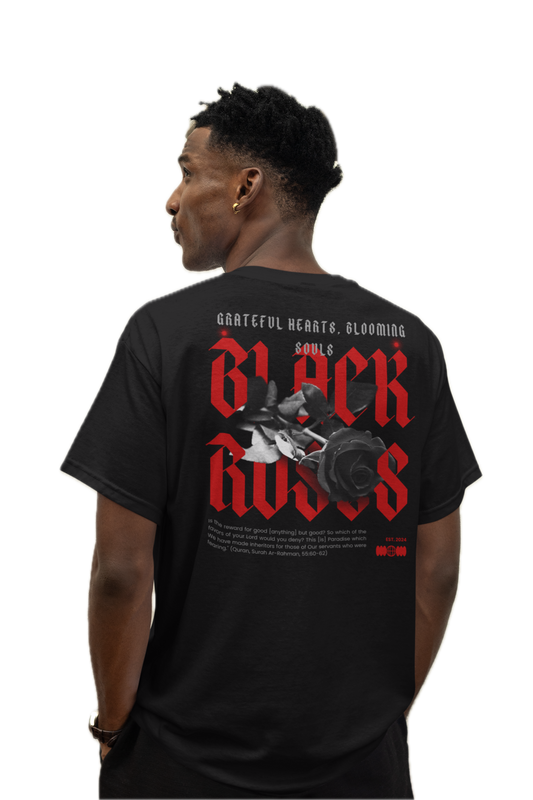 BLACK ROSES - Heavy Oversized Shirt
